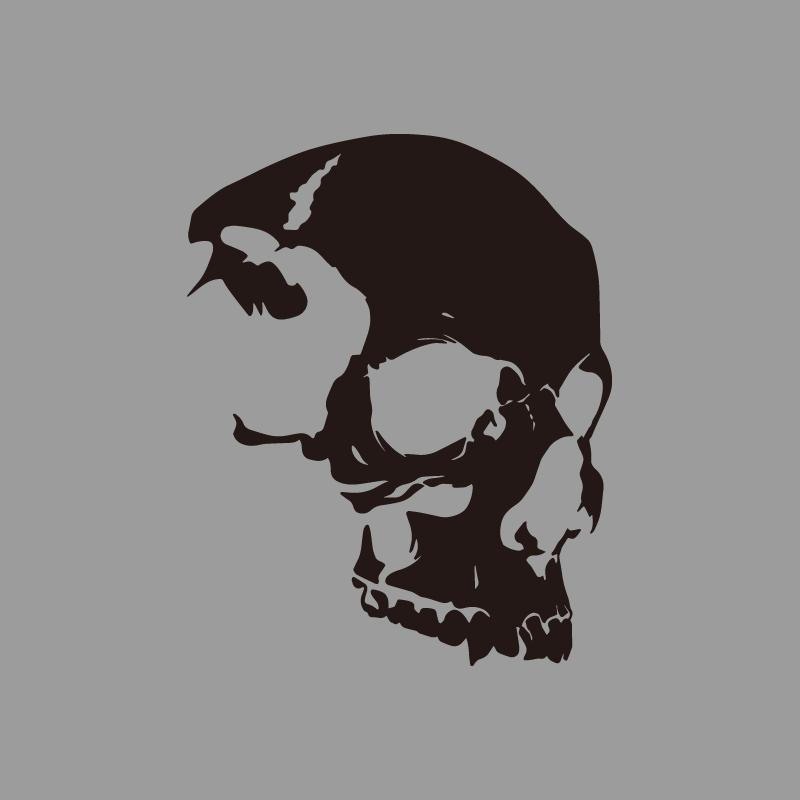 

Расширенная текстура скелета черепа Дизайн приключений на открытом воздухе, наклейки для приключений на открытом воздухе украшения на природную тематику прочный винил S