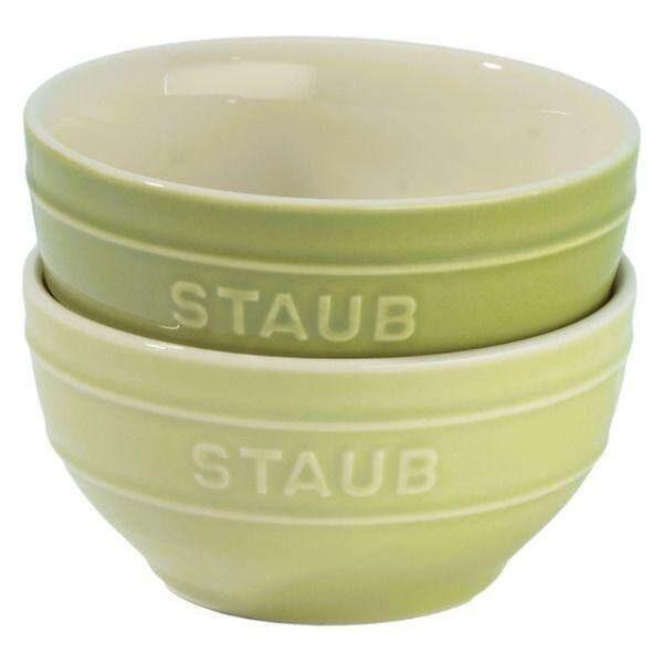 Staub 12cm Macaron Bowl Set - Blue / Pink / Green (2pcs)