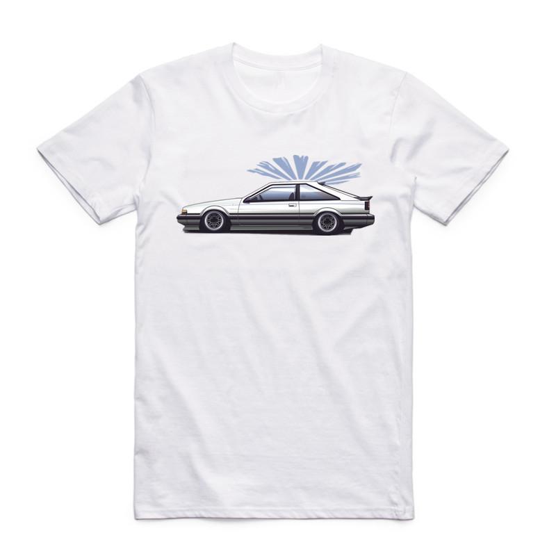 

2017 Men Print Drift Japanese Anime Fashion T Shirt Short Sleeves O Neck Summer Cool Casual AE86 Initial D Homme Tshirt 4XL