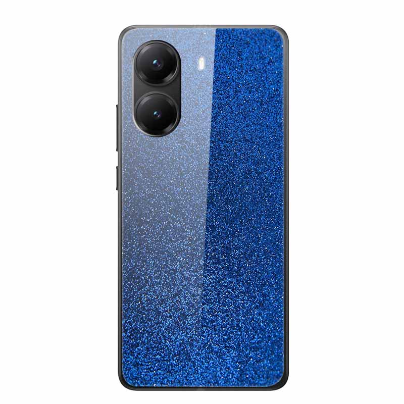 Tempered Glass Case For Xiaomi Poco X7 Pro Case Hard Glass Back Cover Soft TPU Bumper For Redmi Turbo 4 Phone Case X7Pro Turbo4
