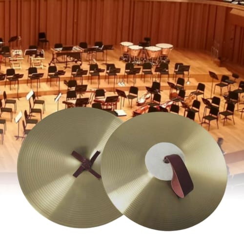 Aternee Crash Cymbal Pair, Hand Cymbals, Percussion, 12-inch