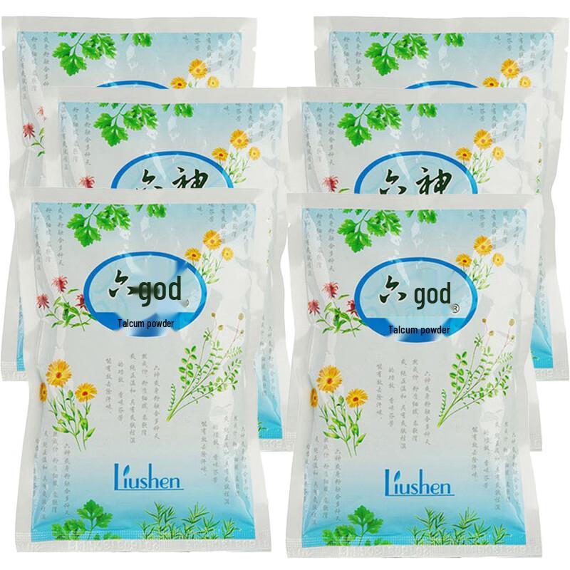 Детская присыпка Liushen (6 пакетиков по 75 г)