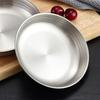 Stainless Steel Tableware Pickle Dish Thickened Seasoning Dish Sauce Dish Snack Pan  Kitchen Tools