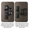 Baby Proof Cabinet Latches Cabinet Drawer Door Fridge Blockers Lock Child Proof Cabinet Lock for Kitchen