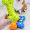 Set of 3 Entertaining Squeaky Dog Toy Bone for Boredom Dog Entertainment Chew Toy for Aggressive Chewer Clean Teeth