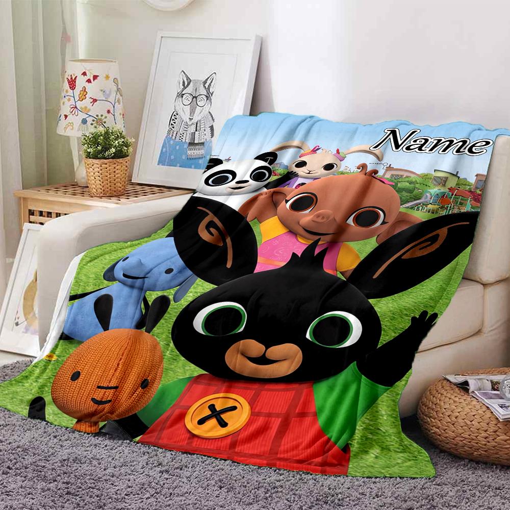 Custom Name Friendship Fun Playroom Party Blanket For Couch Bed Plush Cozy Fuzzy Blanket Super Soft Warm Blankets For Fall And Winter 091611