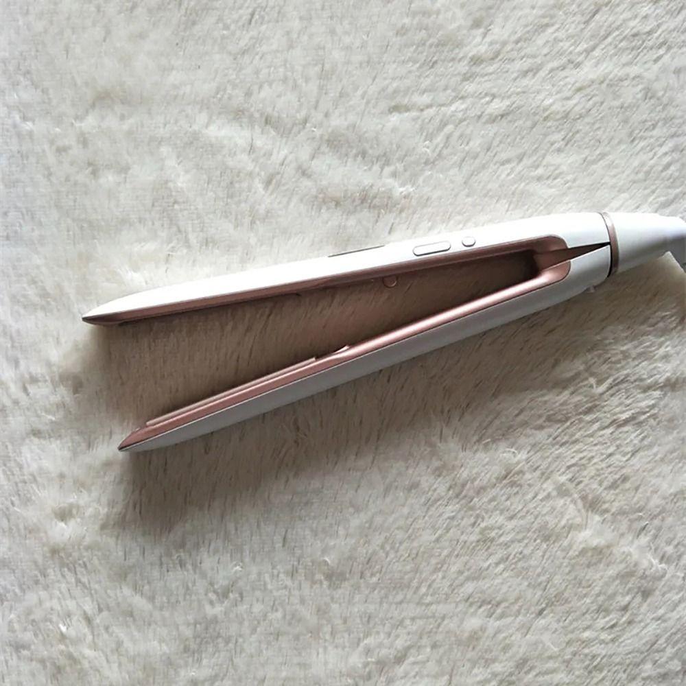 1Pcs Professional Hair Flat Irons Heated Curling Brush Hair Straightener Comb  Hair Styling Tool