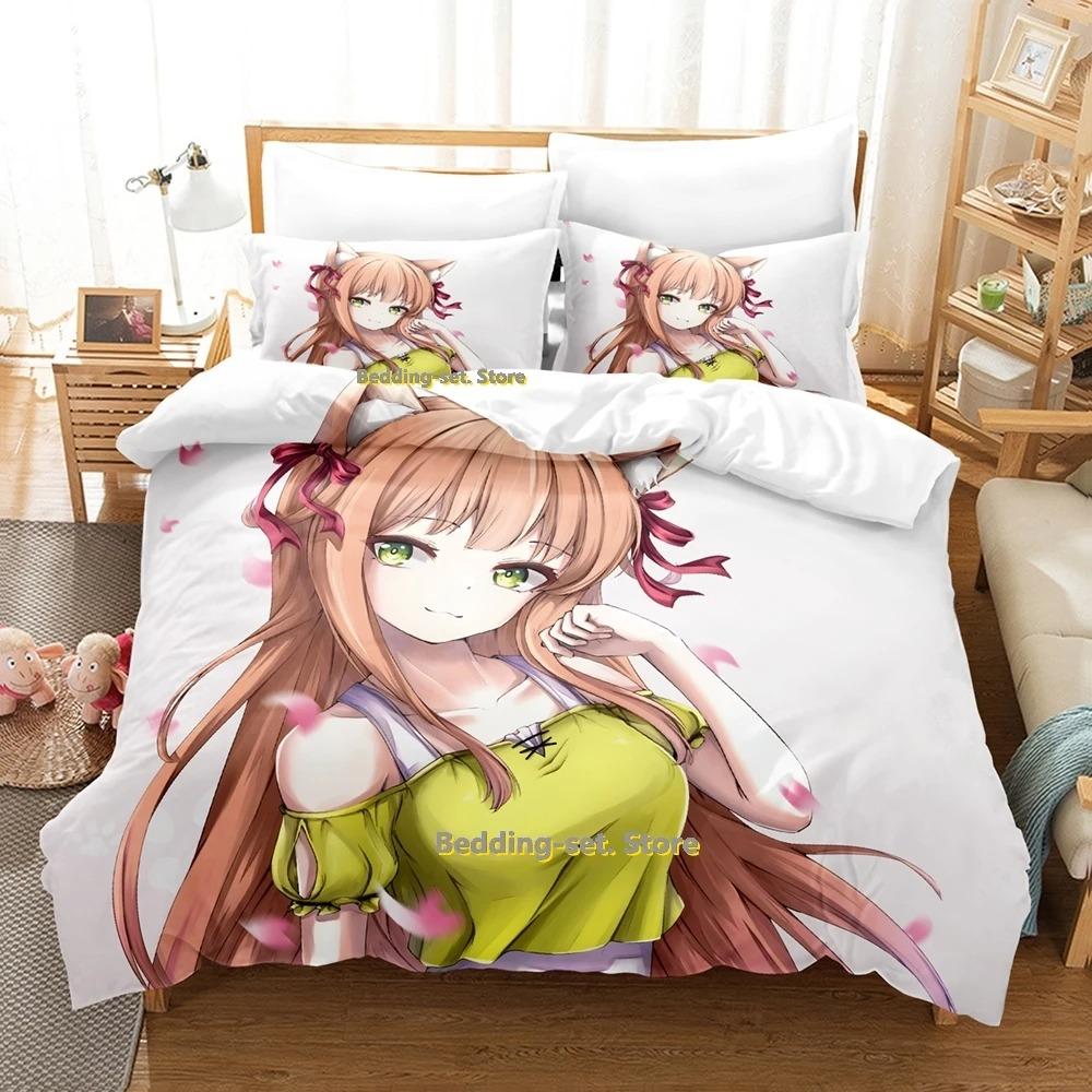 Bestienbändiger Bettwäsche-Kollektion Einzelbett Twin Full Queen King Size Bett Kollektion Schlafzimmer für Erwachsene Kinder Bettbezug Kollektionen 3D-Druck Anime Mit Bettwäsche