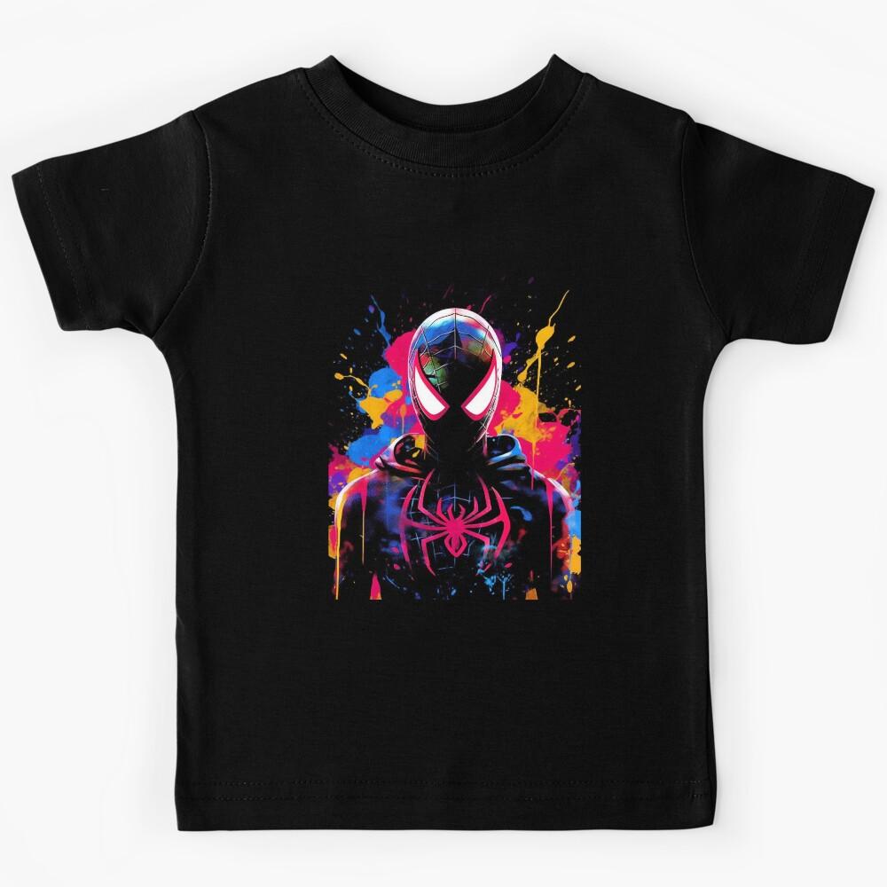 Spiderverse Miles Graphic Kids T-Shirt 110