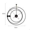 Modern Wall Clock, Stylish Decorative Light Luxury Household Hanging Clocks for Decoration Bedroom
