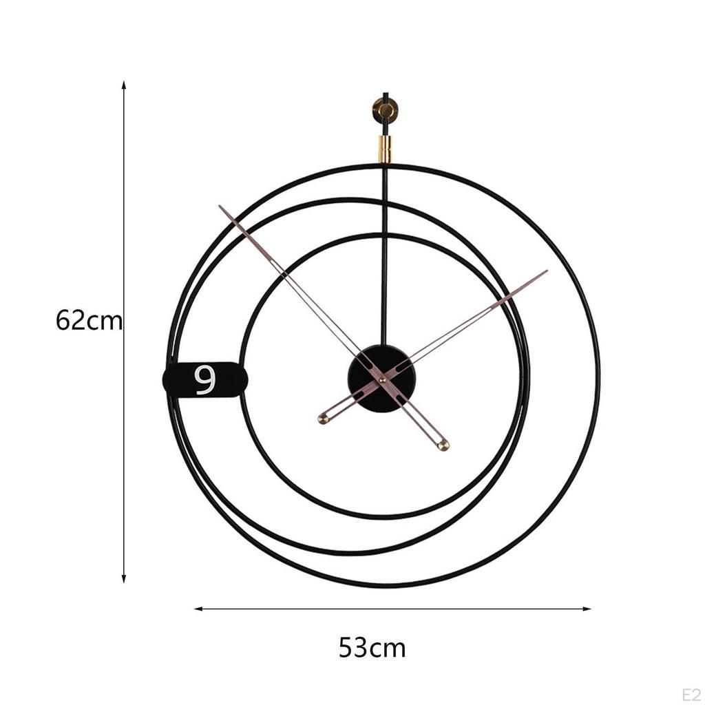 Modern Wall Clock, Stylish Decorative Light Luxury Household Hanging Clocks for Decoration Bedroom