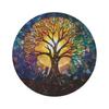 Celtic Tree of Life Chenille Large Round Area Rug Nature Mandala Design Ancient Spiritual Decor Bedroom Living Room Circle Rug