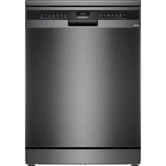 

Freestanding dishwasher SIEMENS SN23EC03ME iQ300 - 14 place settings - Induction - W60cm - 42dB - Class B - Black