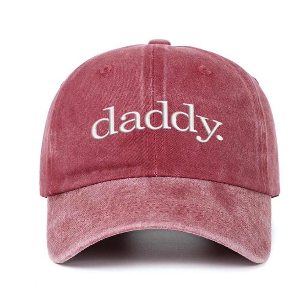 Adjustable daddy. Embroidery Caps Vintage Baseball Cap Fashion Sport Visors Cap  Father's Gift