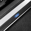 4Pcs Car Door Sill Carbon Fiber Badges Protector Stickers for Ford Explorer Focus 2 3 4 MK2 MK3 MK5 Fiesta MK7 Mondeo MK4 Fusion