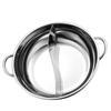 Adneny AO-39 Ultimate Series Stainless Steel Divided Hotpot