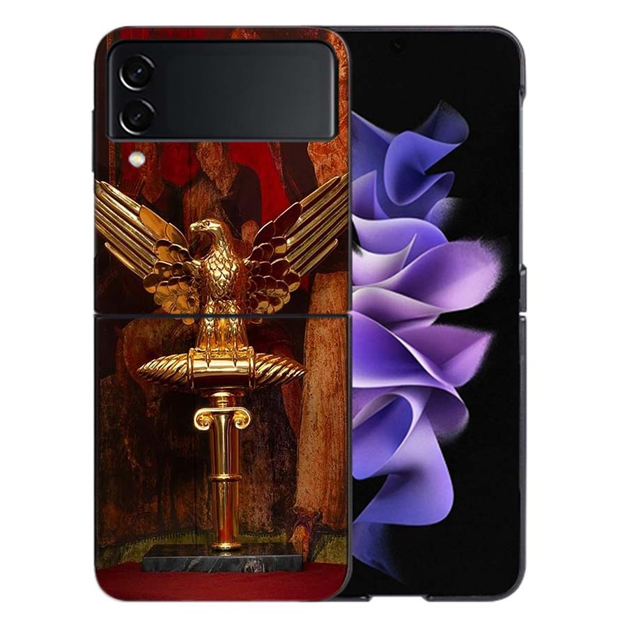 

SPQR Roman Imperial Legionv Coque For Samsung Z Flip7 6 Galaxy Case Shockproof Z Flip5 Z Flip3 4 5G Hard Cover Phone TPU PC Har Galaxy Z Flip