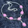 Pink Triplet Opal Gemstone 925 Sterling Silver Jewelry Necklace 18" M-3185