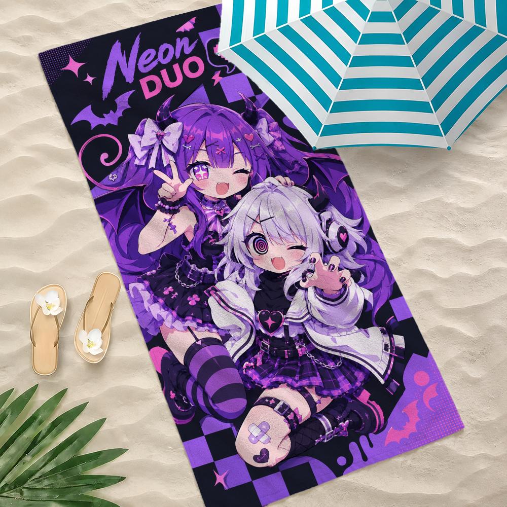 Game Yunyun Syndrome Towel Towel Beach Towel Oversized Quick Dry Towel Absorbent Soft Swim BeachTowels for Men Women