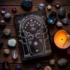 Doors of Durin from Tolkien Lord of the Rings - Handmade Leather Journal Book of Shadow Fantasy Journal Wedding Guest Book Gift for Him/her.