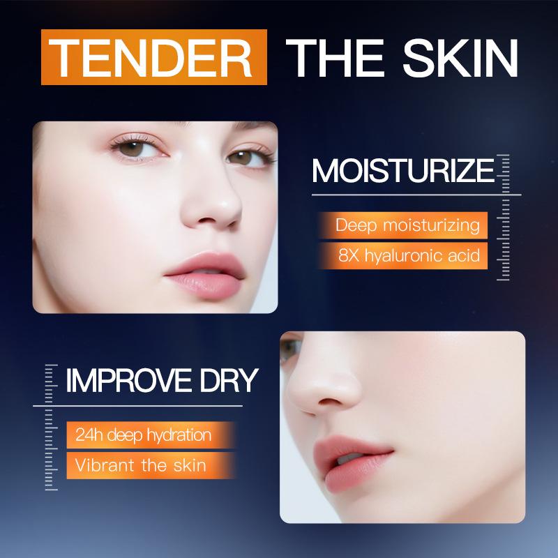 3 Adet Hyaluronik Asit Maskesi 25ml Nemlendirici Nemlendirici Nemlendirici Maske Cilt Bakım Ürünleri
