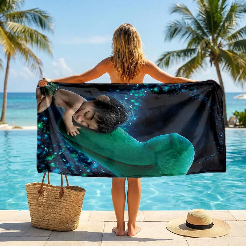 Good Dinosaur Fashion Beach Towel: Ideal for Summer Adventures Soft, absorbent and quick drying suitable for swimming and bathing