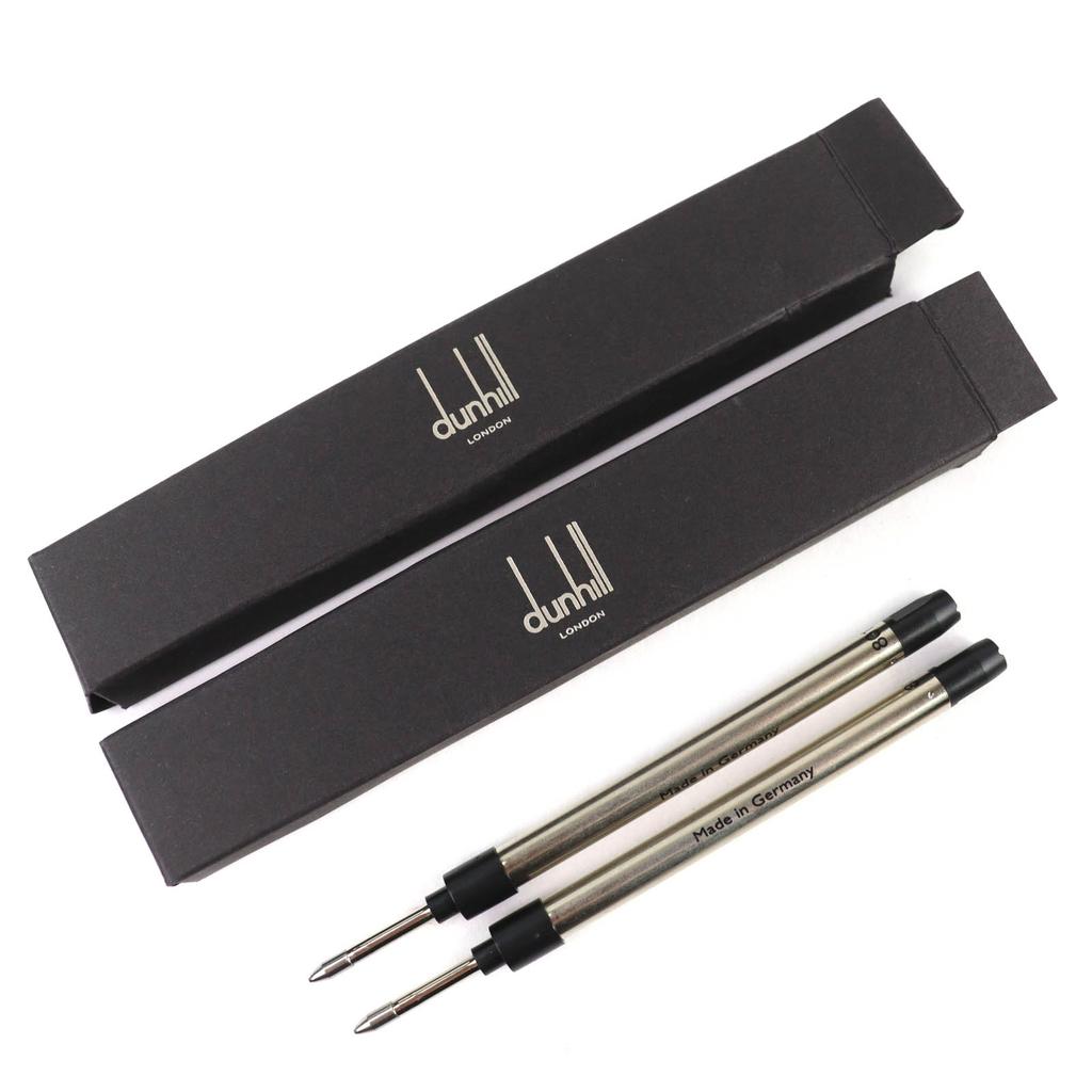 Excellent Dunhill Ballpoint pen Sentryman logo twist black mens Used
