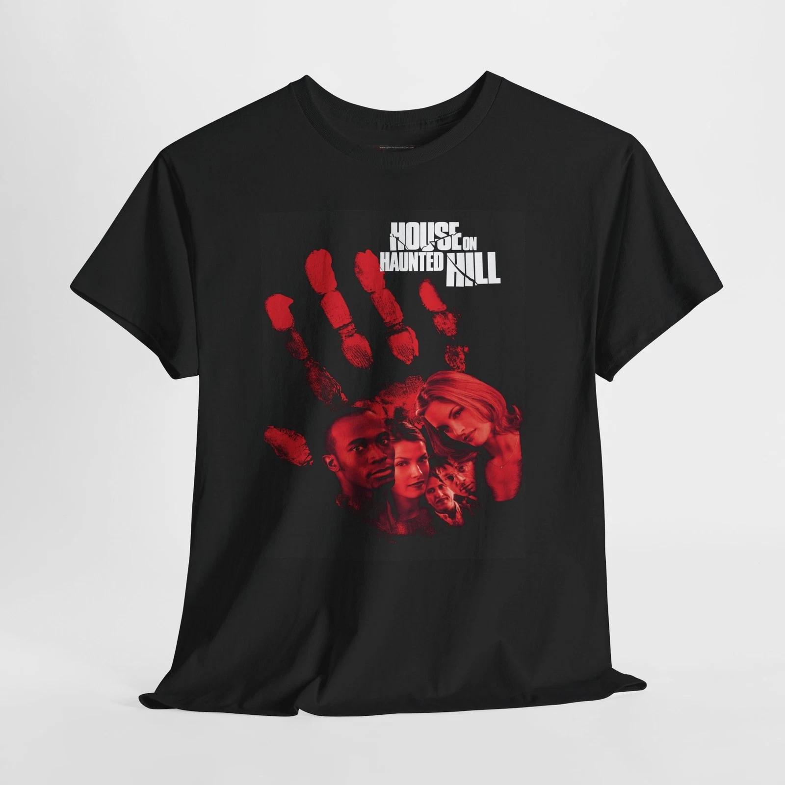 House on Haunted Hill 1999 Retro Movie Poster Horror Unisex Graphic T-Shirt 3XL