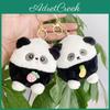 Adorable Plush Panda Bear Keychain Soft Toy Cute Coin Purse Key Holder For Girls