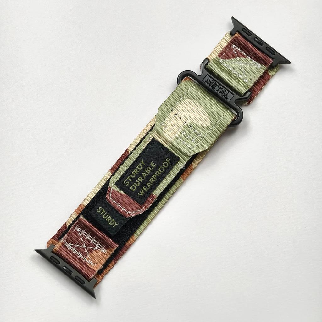 ΝΕΟ Αθλητικό Νάιλον Λουράκι για Apple Watch Band Ultra 2 49mm 46mm 42mm 45/44/41mm 40mm Βραχιόλι για Iwatch Series 10 9 8 7 6 SE 5 4