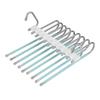 Multi Layer Folding Pants Hangers Slack Wardrobe Travel Hotel Hanging Rack 