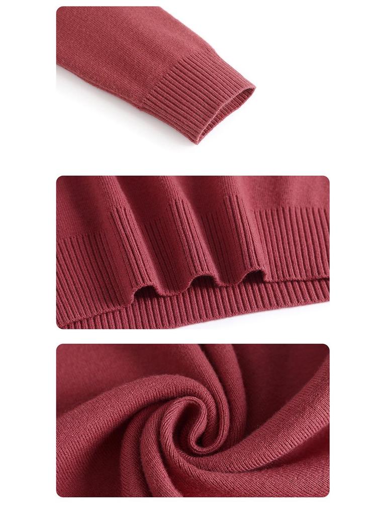 Mamas 2025 Strick-Zweiteiler Herbst/Winter Cardigan-Set für Frauen mittleren Alters