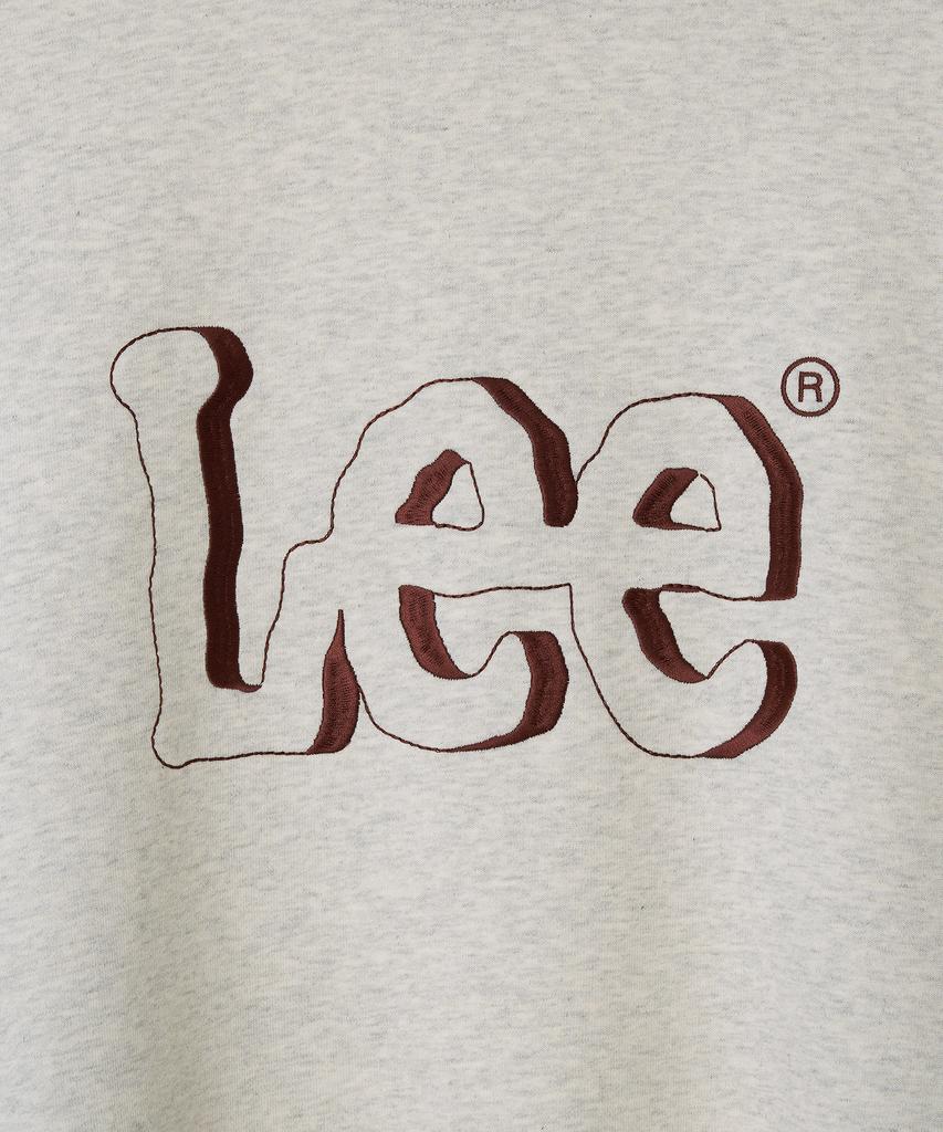 LEE Shadow Embroidery Logo Sweatshirt Oatmeal