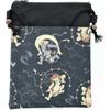 Maruzen Shoulder Bag Pouch Fūjin Raijin Japanese Made Black 26.5x22x1.5cm