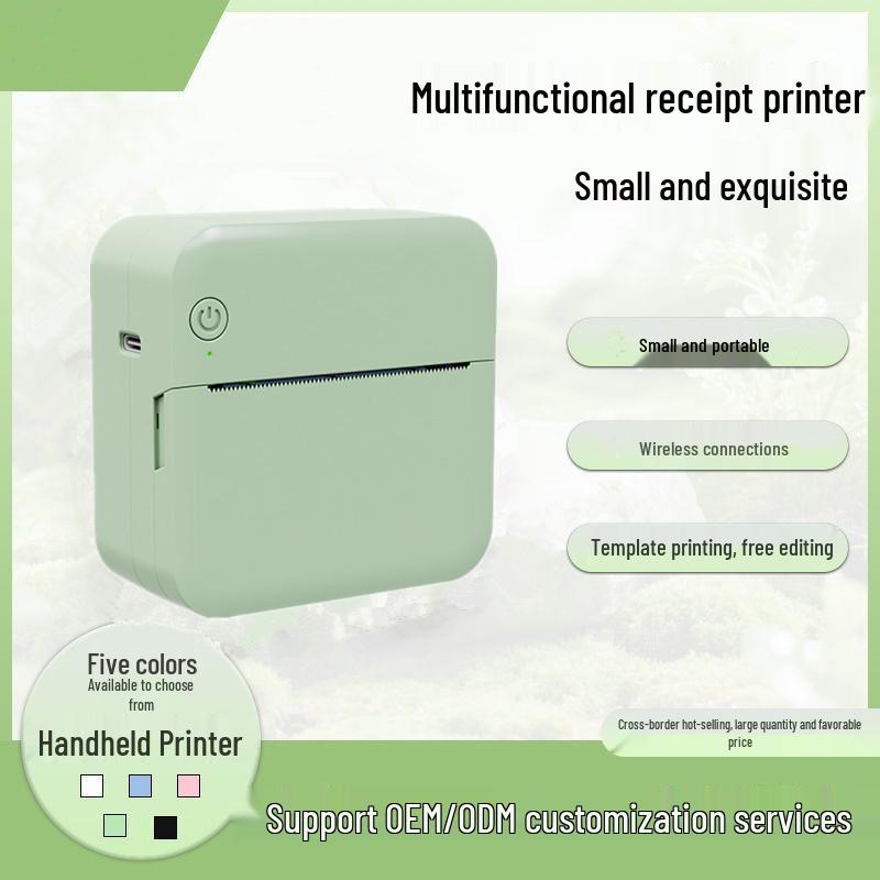 Portable Bluetooth Thermal Mini Printer for Receipts & Inventory with Wireless Printing