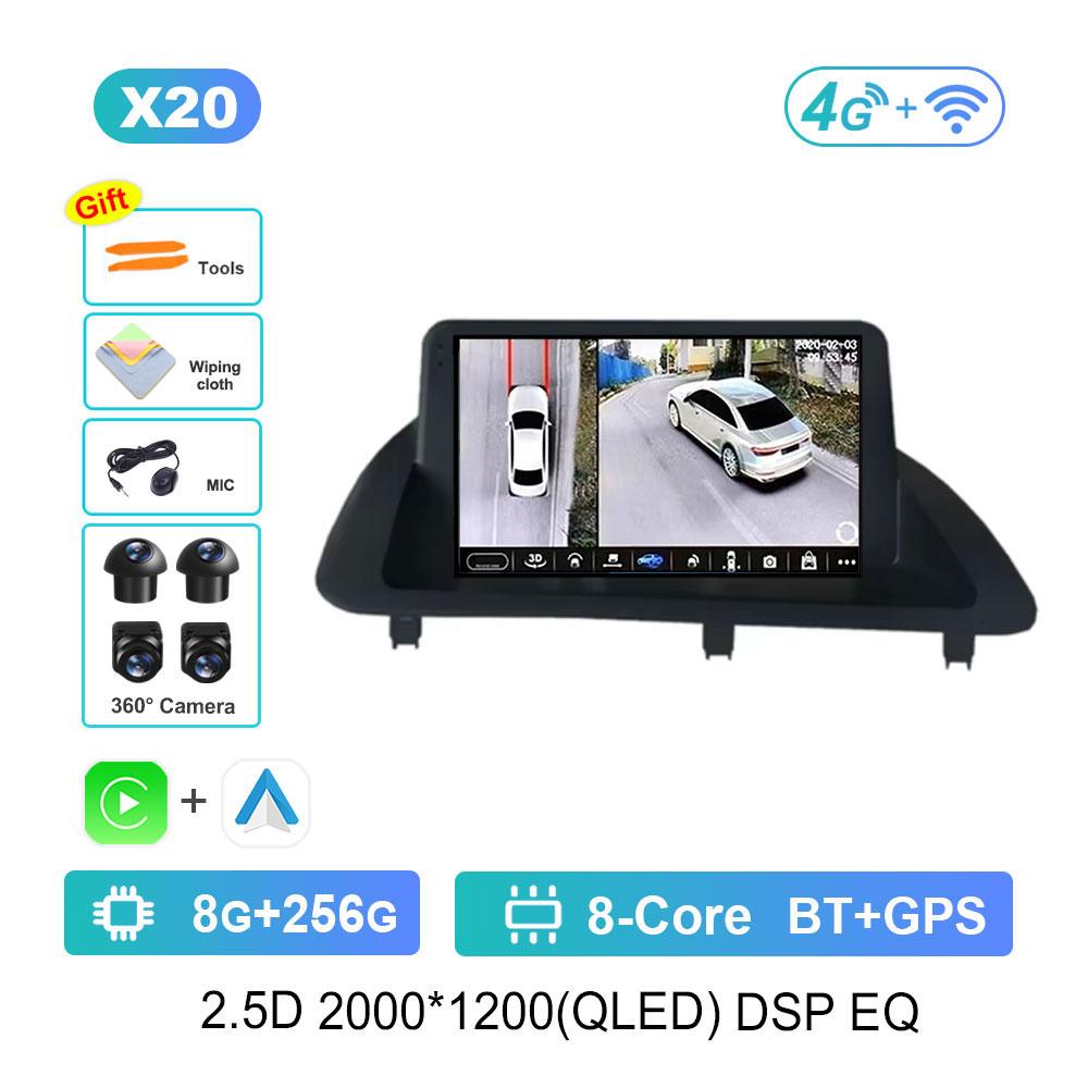 

для Lexus CT CT200 CT200h 2010 - 2018 WiFi Android 14 Разделенный экран Автомобильный видеоплеер Мультимедиа Навигация GPS BT Авто Инструменты