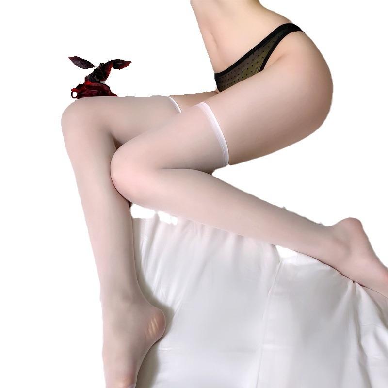 Sex Stockings Lace-free Long Tube Sexy Thread Women's Sex Stockings Adult Socks Lady Hand-torn Stockings