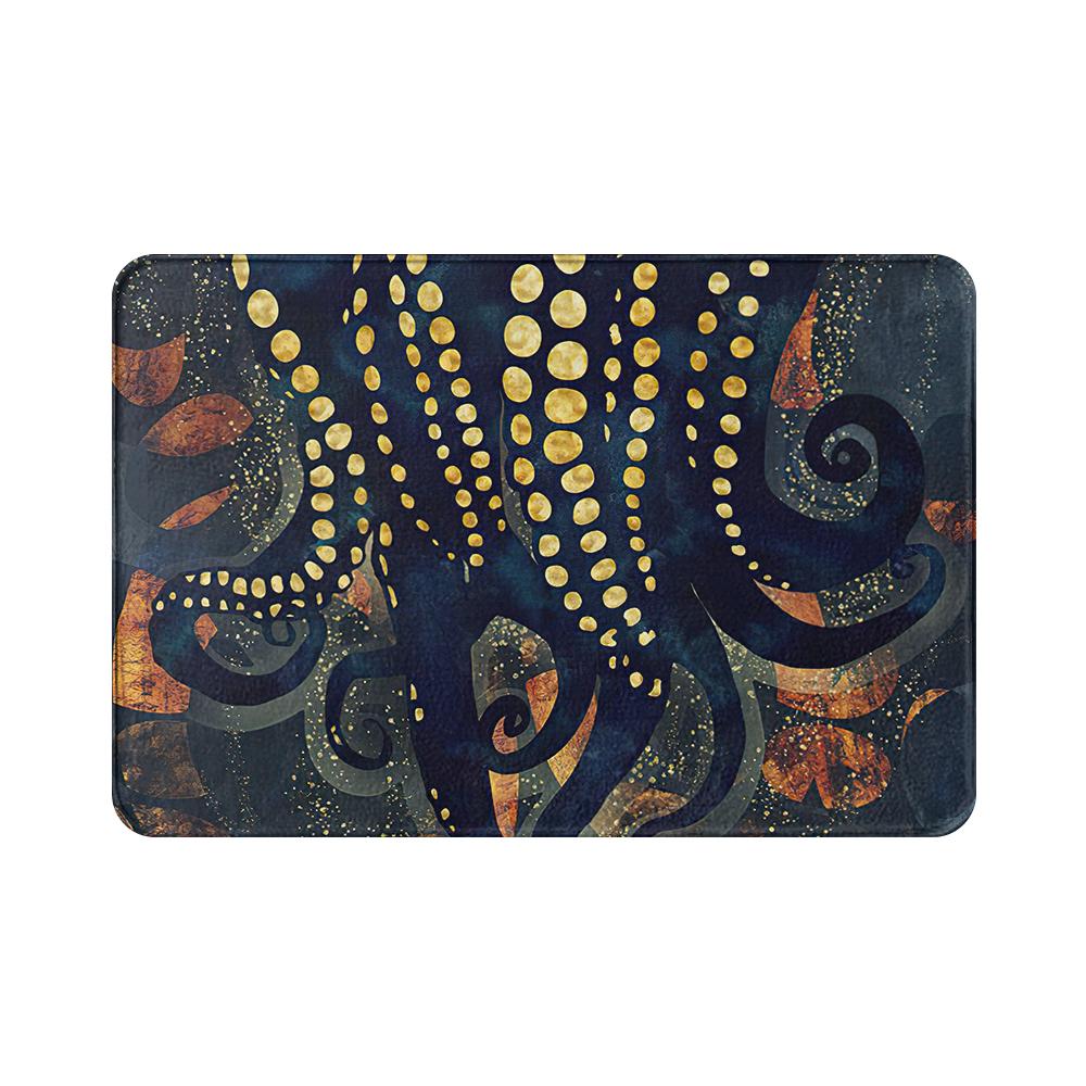 

Двері Кухня Килимок Довгий захисний килимок Восьминіг Килимок із щупальцями Килимок Килимок для вітальні Килимок для ванної кімнати 40x60cm