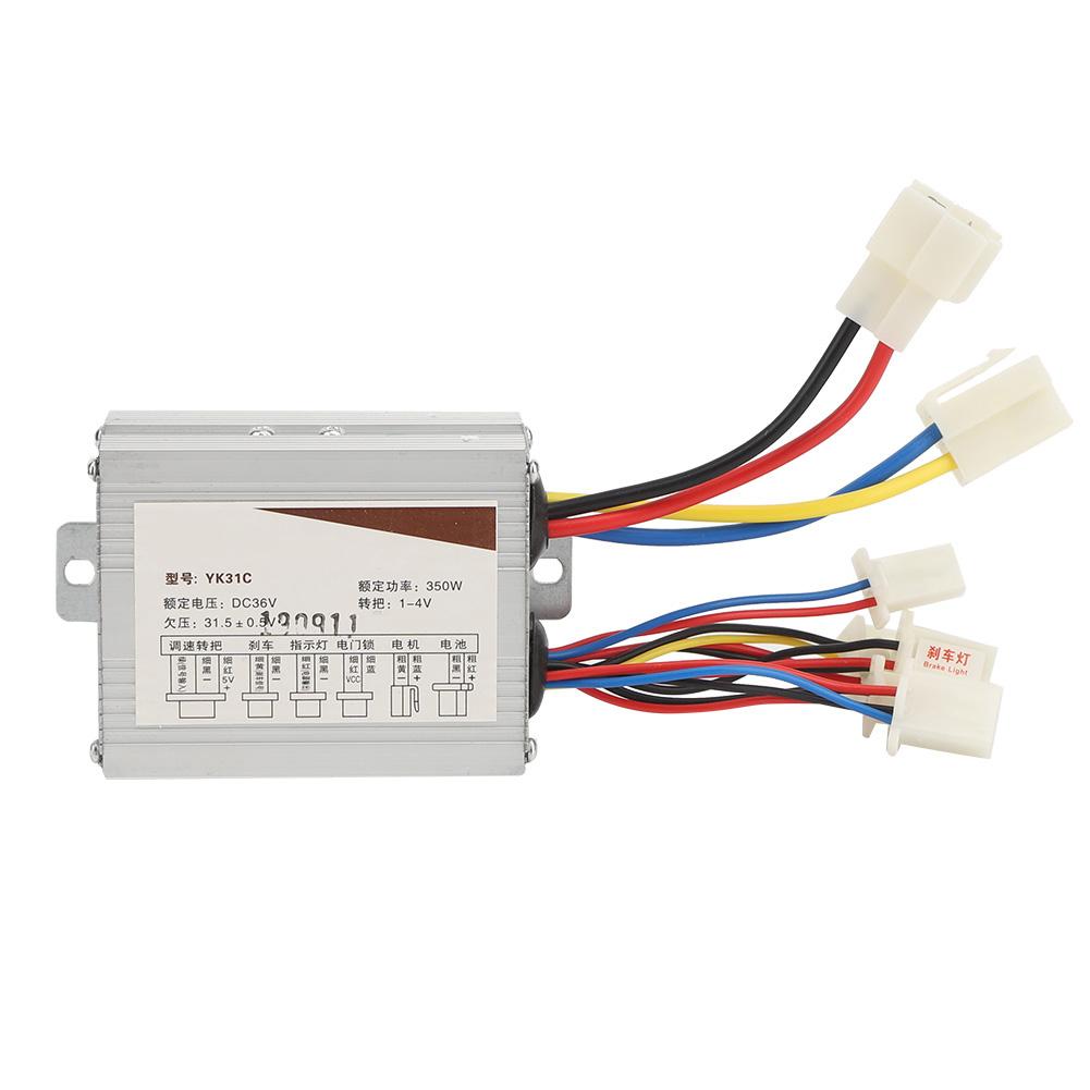 36V350W Electric Quantity Throttle Grip with Lock Controller Accessory for Electric Bike