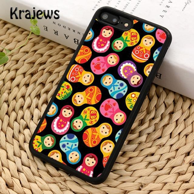 Cute Russian Dolls Matriochkas Phone Case Cover For iPhone 16 15 14 plus XS XR 11 12 mini 13 pro max coque Fundas