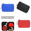 Square Pingpong Paddle Storage Bag Zippers Handbag Hard Shell Table Tennis Rackets Bag Tennis Table Accessory Organizers