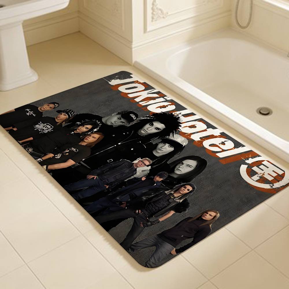 Hot Band T-Tokio H-Hotel Floor Mat INS Style Soft Bedroom Floor House Laundry Room Mat Anti-skid Household Carpets