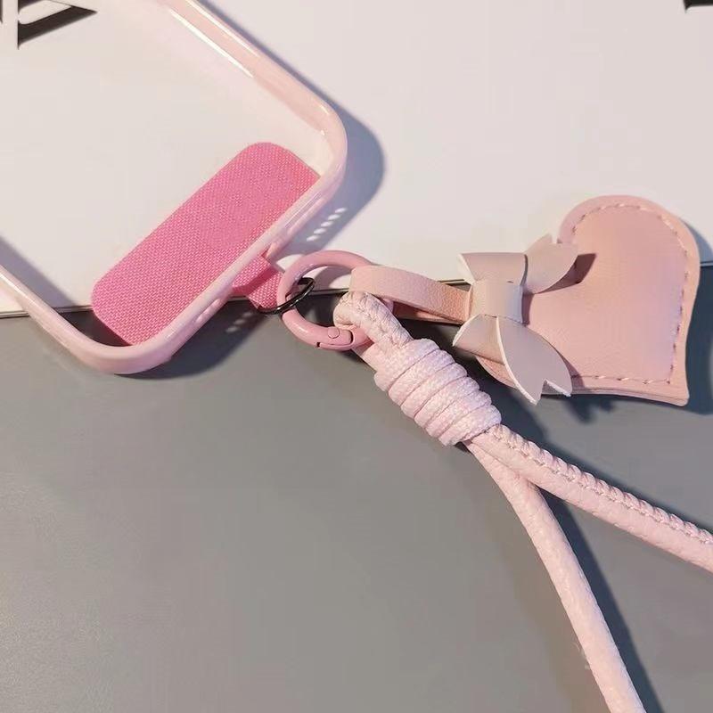 Deri Halat Aşk Kolye Ucu, Cep Telefonu Kılıfı, Boyun Askısı, Taşınabilir Bileklik, Kısa Çanta, Anahtarlık, Kayıp Önleyici Kolye Ucu.