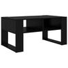Coffee Table Black Oak Look 92 X 53 X 45 Cm Engineered Wood