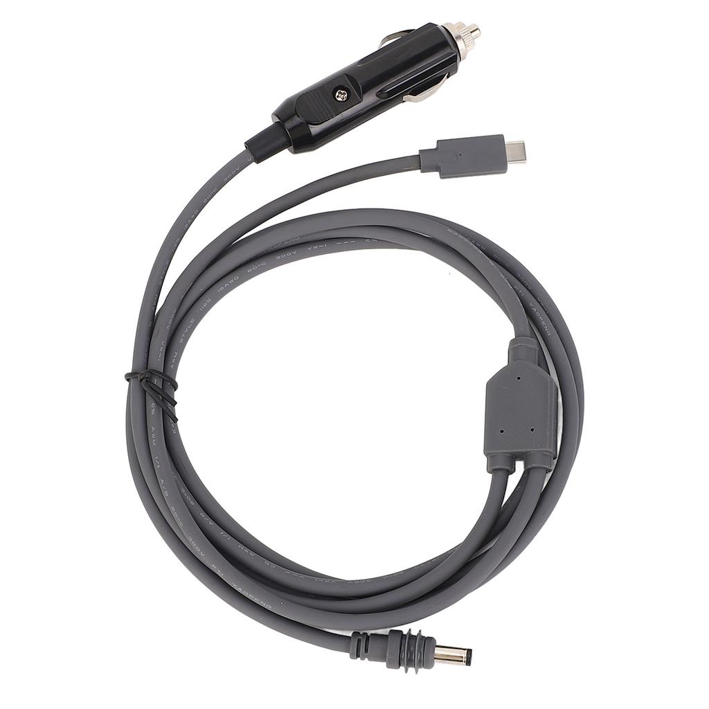 7.5FT Adapter Cable 18AWG USB C and Cigar Lighter To 5.5x2.1mm DC Port Power Cord for Mini Dish
