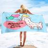 Alpaka Übergroßes Mikrofaser Pool Sandfest Strandtuch Schnell Schnell Trocknend Sandfrei Proof Handtuch Extra Groß Reise Decke Für Kinder