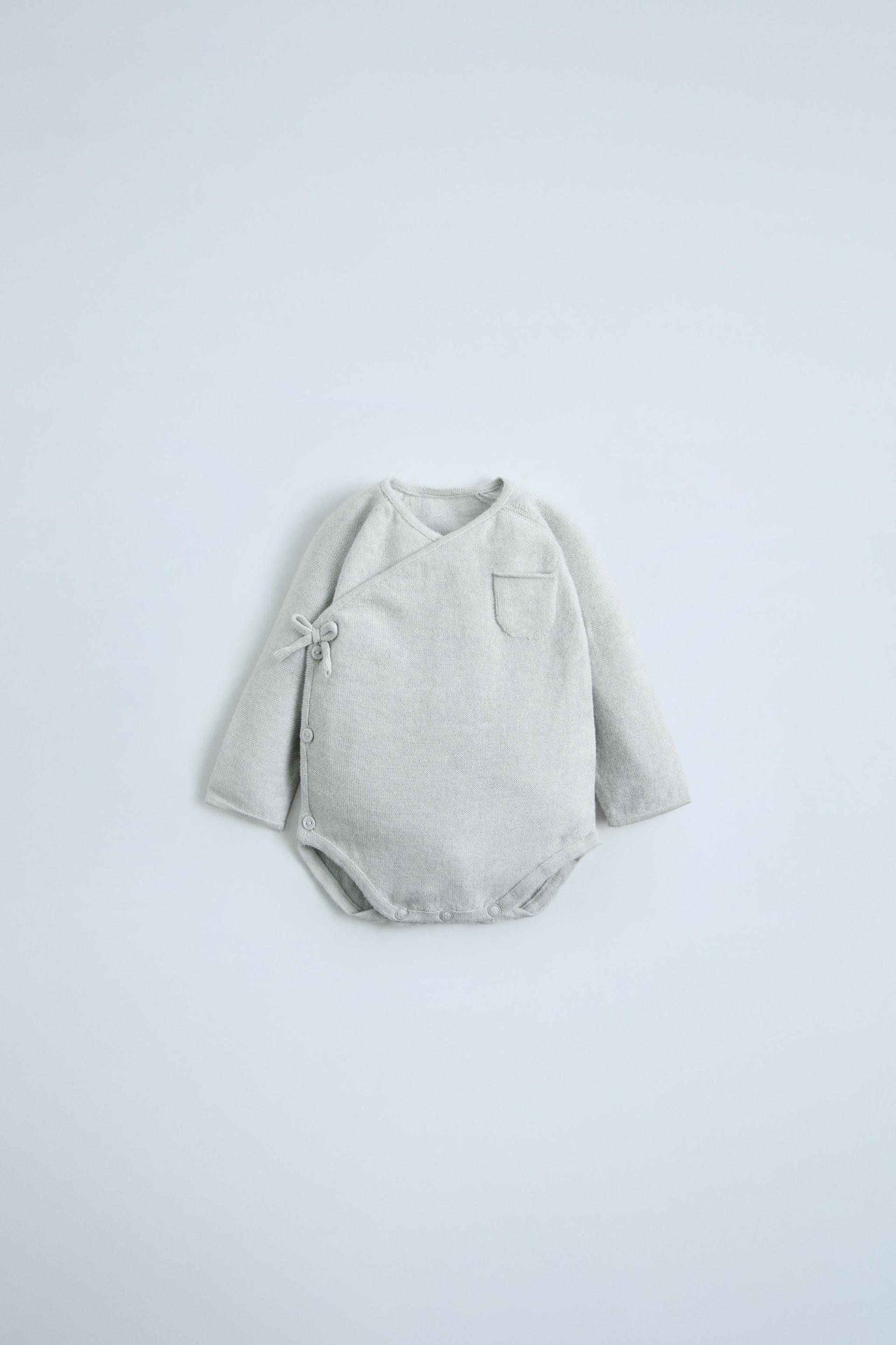 

ТРИКОТАЖНОЕ БОДИ С ЗАПАХОМ