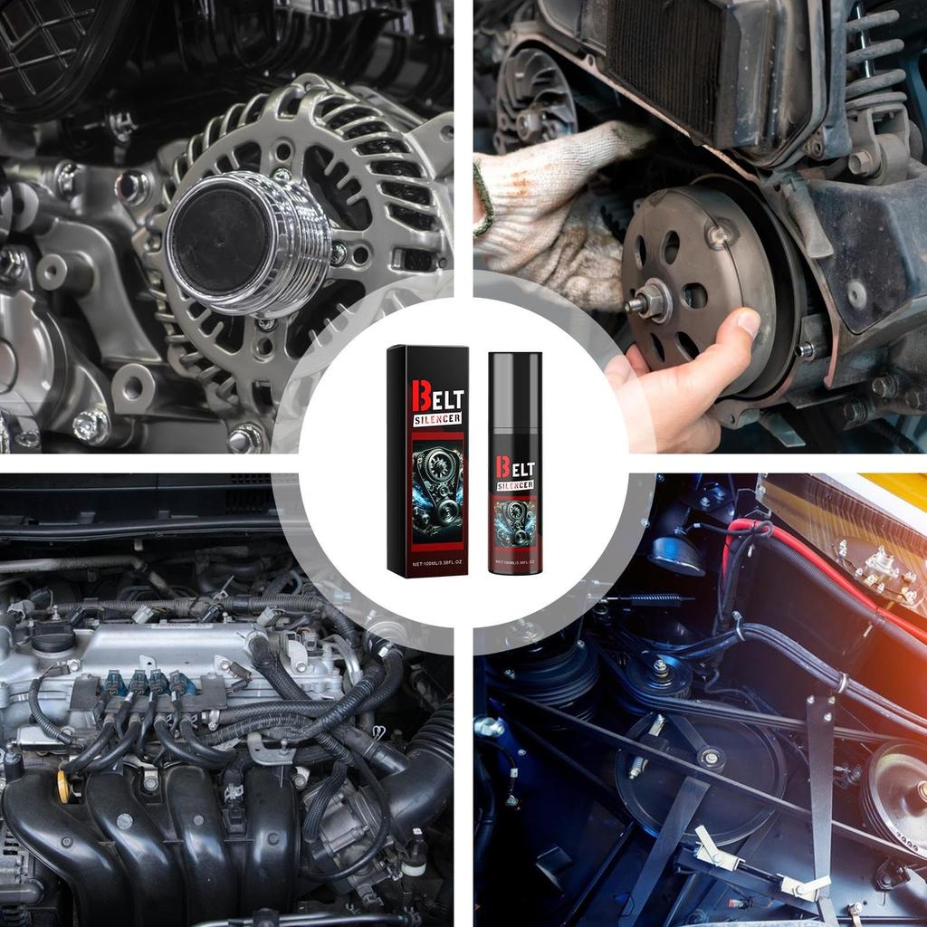 Belt Stop & Conditioner Belt Anti-Slip Anti-Sounding Agent Auto Engine Belt Silencer Belt Dress Automotive Silencer