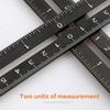 SCKUBMF Universal Multi Angle Measuring Ruler, 12 Section Ceramic Tile Opening Locator, Aluminum Alloy