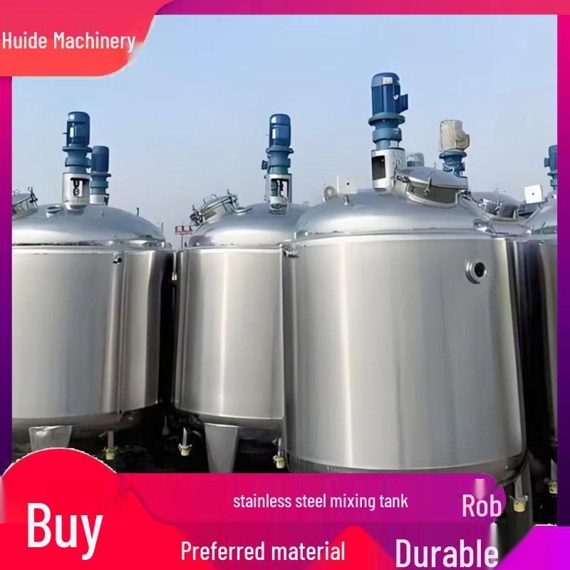 Explosion-Proof 304 Stainless Steel Electric Heated Pneumatic Agitation Tank for Mixing Chemicals in Laboratories